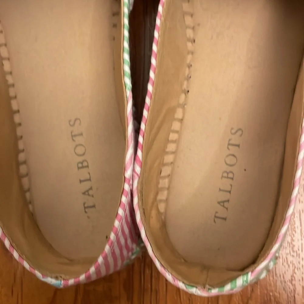 Talbots espadrille bow shoes,‎ size 8